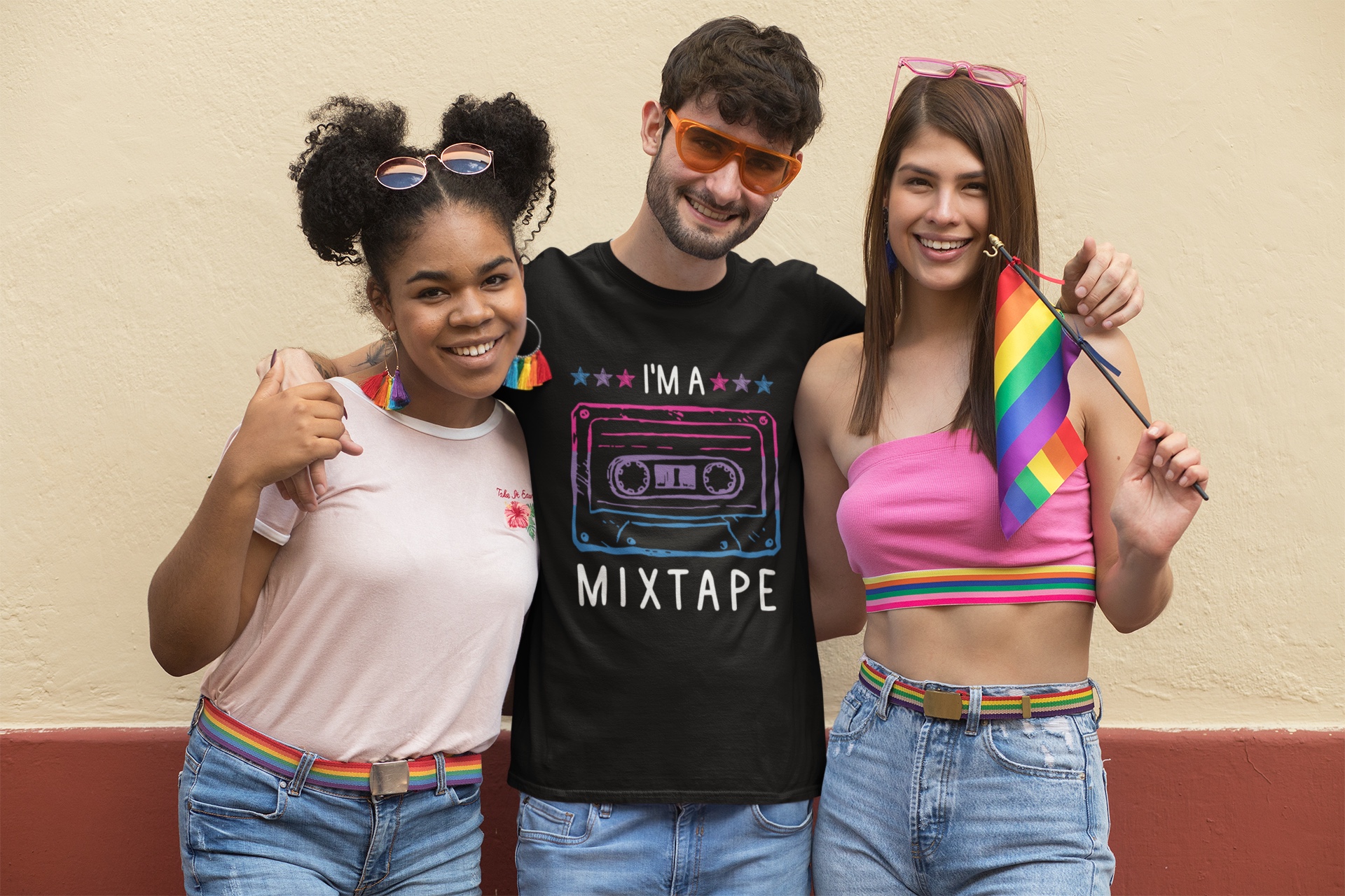 Mixtape Bisexual Pride Tee